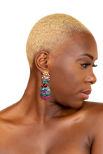 Load image into Gallery viewer, Vibrant Baguette Earrings
