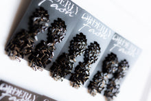 Load image into Gallery viewer, Black Hollow Baguette Drop Earrings
